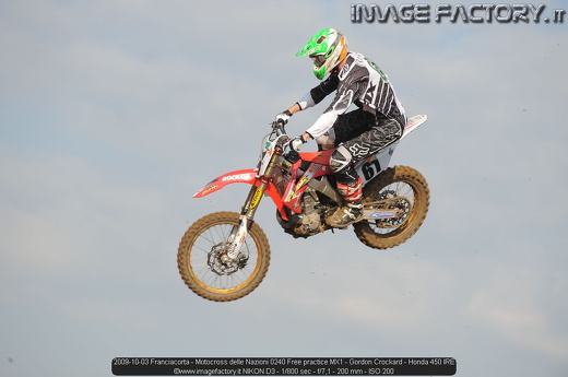 2009-10-03 Franciacorta - Motocross delle Nazioni 0240 Free practice MX1 - Gordon Crockard - Honda 450 IRE